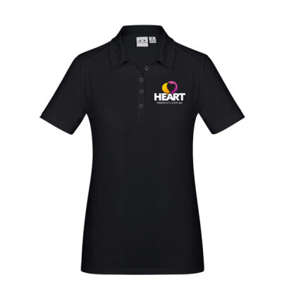 WOMAN's Polo Shirt - black Thumbnail