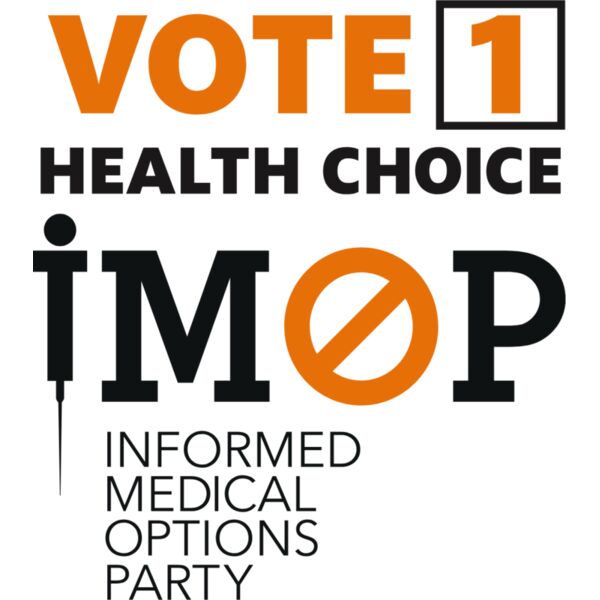 IMOP Vote 1 White Shirt Print  V3  Thumbnail